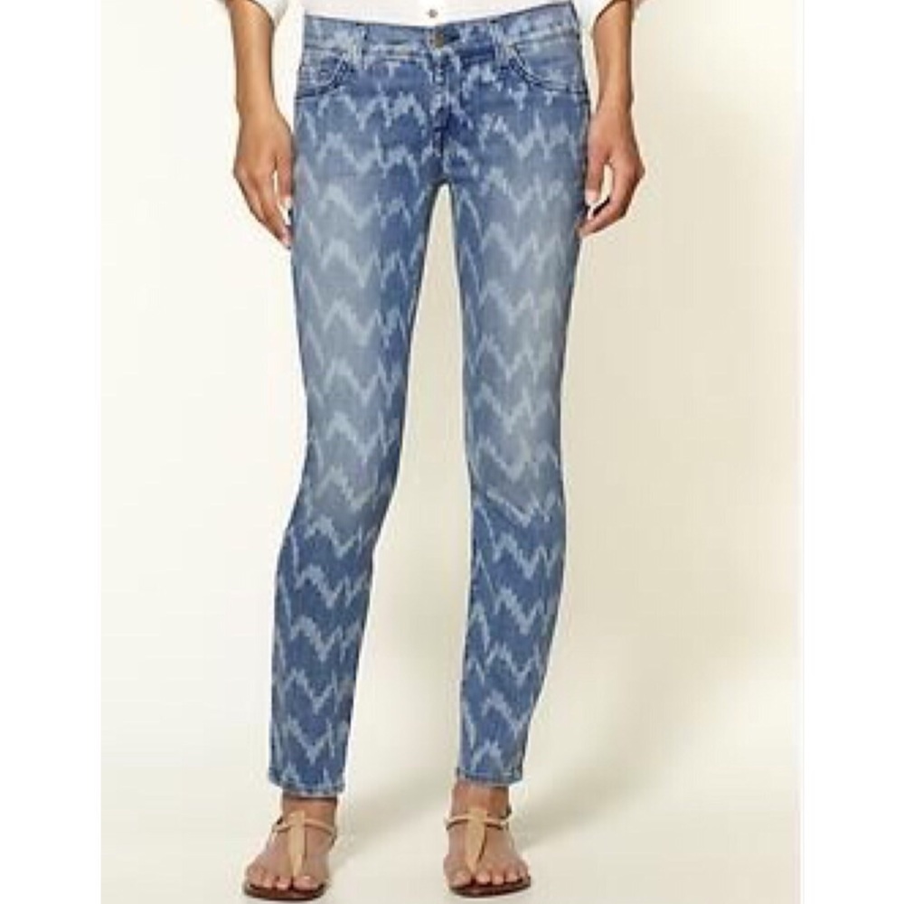 Vigoss Studio Skinny Jeans Ikat Print, Sz 25